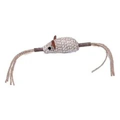 Quapas Cat Toy Mouse witth Feathers