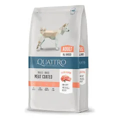 Quattro Extra Salmon sausas pašaras su lašiša šunims - Pet24
