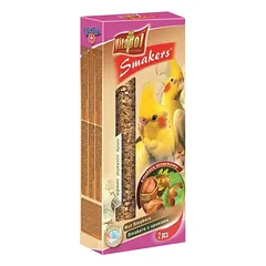 Vitapol Smakers skanėstas papūgoms Nimfoms su riešutais (2 vnt) 90g