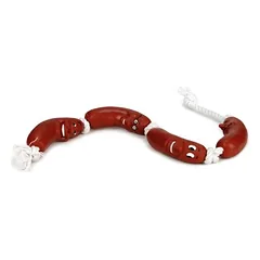 Beeztees Hundespielzeug Wurst mit Seil Vinyl