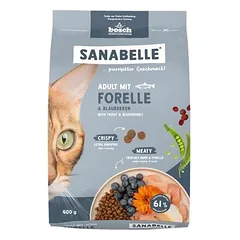 Sanabelle Adult su upėtakiu, sausas maistas katėms, 400 - 499 g — 4 nuotrauka
