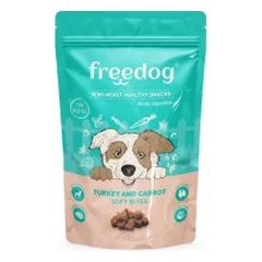 Skanėstas šunims Freedog su kalakutiena ir morkomis, 100 g