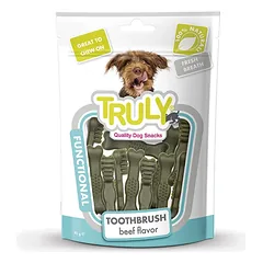 Truly Toothbrush skanėstai šunims su jautiena 5×90 g
