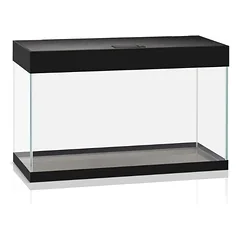 Opti Set 125 akvariumas stačiakampis, juodas, 81x36x51 cm, 125 l — 5 nuotrauka