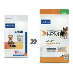 Virbac HPM Dog Adult Small & Toy veterinarinis maistas šunims 3 kg — 2 nuotrauka