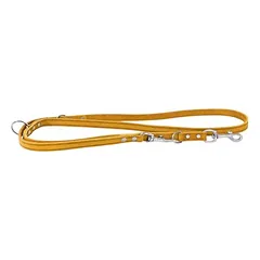 Das Lederband pavadėlis šunims Weinheim Yellow