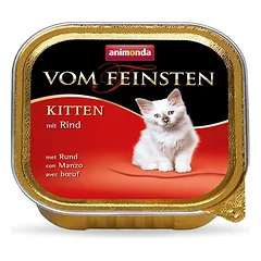 ANIMONDA Vom Feinsten Kitten skonis: su jautiena 32x100g