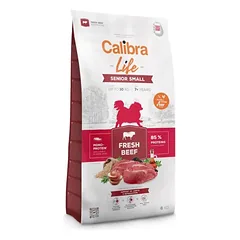 CALIBRA Dog Life Senior Small Fresh Beef 6 kg su jautiena vyresniems mažų veislių šunims