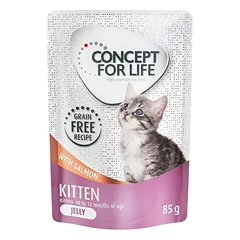 Concept for Life Kitten mit Lachs getreidefrei - in Gelee