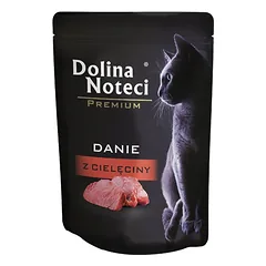 DOLINA NOTECI Premium veršienos patiekalas, 85 g drėgnų kačių ėdalo photo