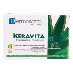 Dermoscent Keravita kailio ir nagų sveikatai šunims ir katėms N30 photo