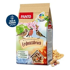 PANTO Erdnussbruch – fettreiches Streufutter für Wildvögel