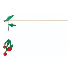 Trixie Kalėdinė lazdelė “Mistletoe” medinis žaislas katėms su pliušiniais elementais, 48 cm — 2 nuotrauka