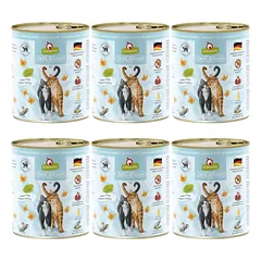 GranataPet DeliCatessen & Turkey - be grūdų šlapias maistas katėms, su lašiša ir kalakutiena