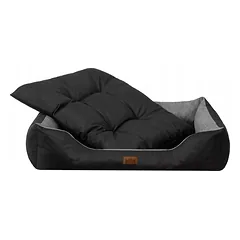 Šunų ir kačių guolis Doggy PUFFY, tvirtas, L dydis 84x65 cm, sofa, lova, voljeras spanieliui — 5 nuotrauka