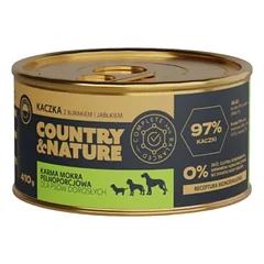 COUNTRY&NATURE Šlapias maistas be grūdų Antis su burokėliais ir obuoliais 410 g