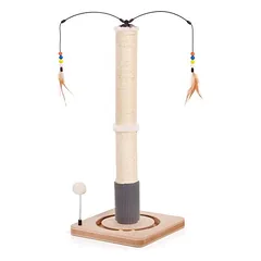 Canadian Cat Company Kratzstamm LILLY Kratzsäule mit Spielschiene
