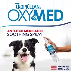 TropiClean OxyMed Medicated anti itch purškalas nuo niežėjimo šunims ir katėms, 236 ml — 3 nuotrauka