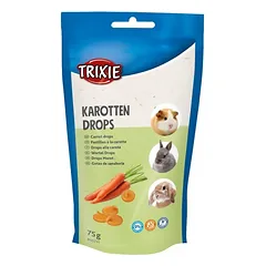 Trixie Papildomas maistas graužikams: Carrot drops, 75 g