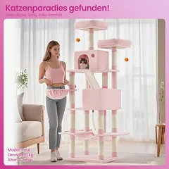 Kačių draskyklė 206 cm, su 13 draskymo kolonų