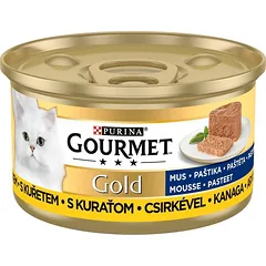 Purina Gourmet Gold putėsiai su vištiena 9x85g