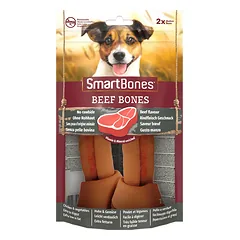 SmartBones Chicken Bones kaulai su jautiena vidutinio dydžio veislių šunims, 2 vnt.
