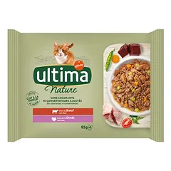 Ultima Cat Nature drėgnas maistas katėms 12 x 85 g — 5 nuotrauka