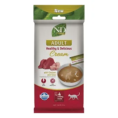 FARMINA N&D Prime Cat Creamy Chicken and Tuna 60 g su vištiena ir tunu, kreminis skanėstas katėms