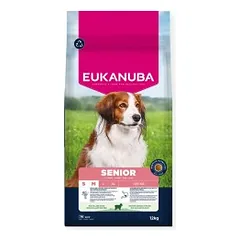 Eukanuba Life Care Senior S/M sausas pašaras senyviems šunims su ėriena ir ryžiais, 12 kg