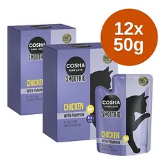 Cosma Smoothies skanėstai katėms, ekonominė pakuotė 12 x 50 g