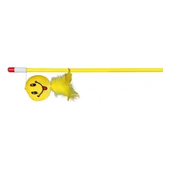 Trixie Playing Rod with Smiley žaislas-meškerė katėms su šypsenėlės figūrėle, 50 cm — 2 nuotrauka