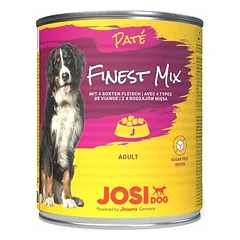 Josera JosiDog paštetas Finest Mix, drėgnas maistas šunims 800 g