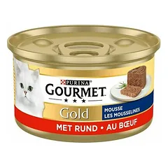 Purina Gourmet Gold Mousse Beef 85 g nuotrauka