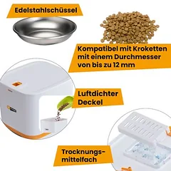 Ferplast automatinis maisto dozatorius Risto Pet Smart, iki 6 l sauso maisto — 3 nuotrauka
