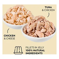 PRIMACAT Tuna & Chicken Jelly konservai katėms drebučiuose 50g. — 2 nuotrauka
