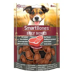 SmartBones Beef Bones skanėstai su jautiena mažų veislių šunims, 8vnt.