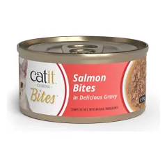 Catit Cuisine Bites konservai katėms su lašiša, 75 g nuotrauka