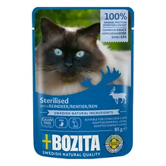 Konservai katėms Bozita Cat Sterilised su elniena, 85 g photo