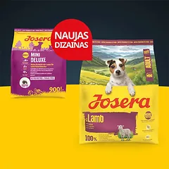Josera Mini Lamb begrūdis sausas pašaras mažų veislių šunims su ėriena, 3 kg — 2 nuotrauka