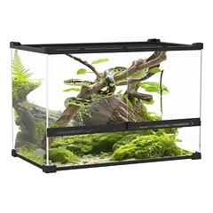 PawHut terariumas, 50L x 30B x 35H cm|be akmeninės galinės sienos — 4 nuotrauka