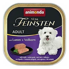Animonda Vom Feinsten Dog Adult su ėriena ir viso grūdo grūdais, drėgnas maistas šunims 150 g
