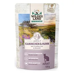 Wildes Land Cat drėgnas maistas katėms 12 x 100 g — 4 nuotrauka