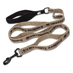 TrueLove Nylon Leine mit Neopren unterlegtem Griff braun