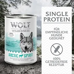 Wolf of Wilderness Adult - Single Meat 6 x 400 g 