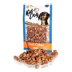 KIDDOG Cubes antienos ir žuvies gabaliukai 80g.