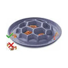 Georplast dubenėlis augintiniams Cactus Slow Food 32 x 32 x 7 cm, neslystantis, įvairių spalvų — 2 nuotrauka