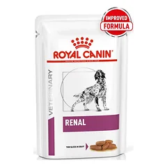 ROYAL CANIN Veterinary Diet Canine Renal 100gx12 šlapias maistas šunims, sergantiems lėtiniu inkstų nepakankamumu
