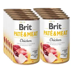 BRIT PATE & MEAT CHICKEN 12x400g