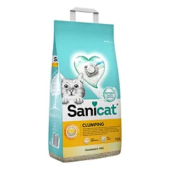 SANICAT Clumping 10 l bentonito kraikas, bekvapis