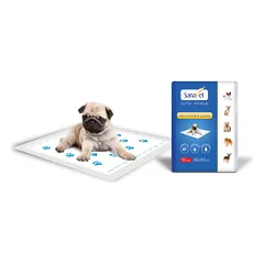 SanaPet Super Premium SAP vienkartinės palutės be pratekejimo, 60x60 cm, 10 vnt.